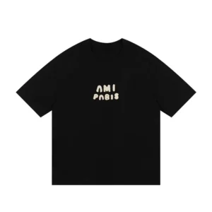2025 New Summer fashion Love Crayon Letter Summer cotton short-sleeved T-shirt for men and women casual loose top High quality T - zinifashion 18