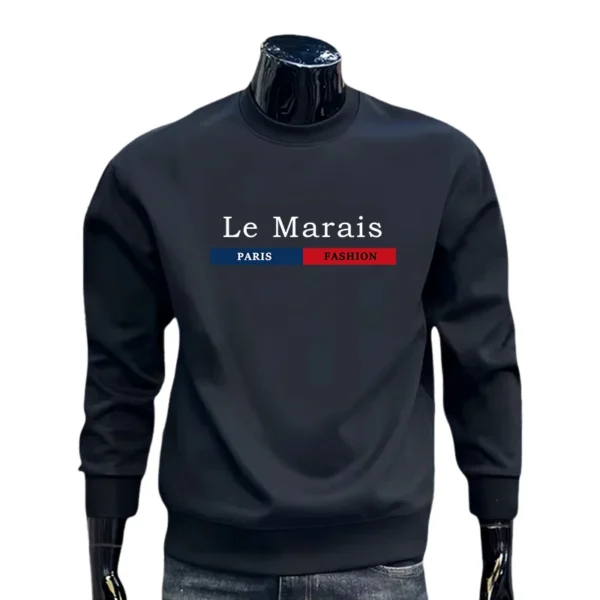 Hot Sales Mens Sweatshirts Print O-Neck Tops Man Daily High Grade Clothing Casual Sports Pullover Versatile Jogging Sweatshirts - zinifashion 200000343 - Image 3