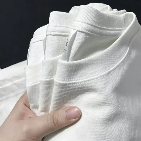 Spring and Summer New Logo Round Neck Short-sleeved Printed Crack High Street Loose Men's and Women's Short-sleeved T-shirt - AliExpress 18 - Image 3