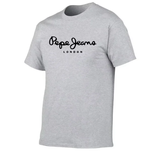 2025 Newest Pepe-Jeans-London Logo T-Shirt Summer Men's Women's Short Sleeve Surfing beach T-shirt Tops Unisex - zinifashion 18 - Image 5