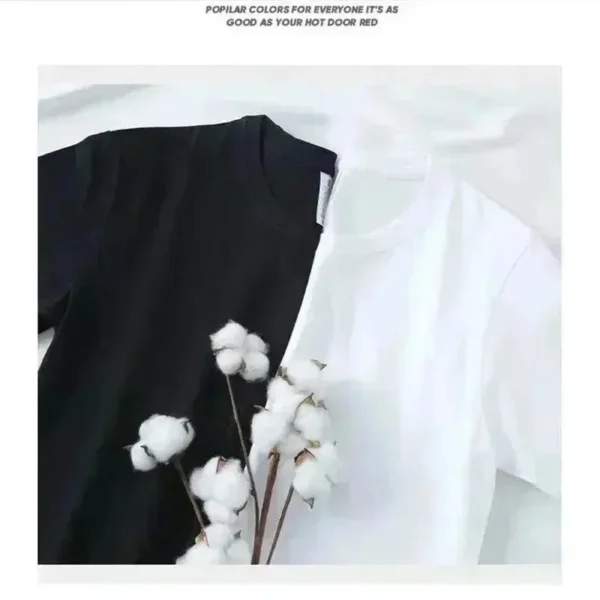 2025 New Summer Trendy Brand New Korean Version Printed Fashion Doll Pattern T-shirt Men's and Women's Short-sleeved Tee - zinifashion 1501 - Image 4