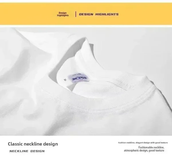 The New Summer American Ins Loose and Trendy Brand Couple's and Woman's Casual Pure Cotton Short-sleeved Top T-shirt Is Here - zinifashion 200574005 - Image 3