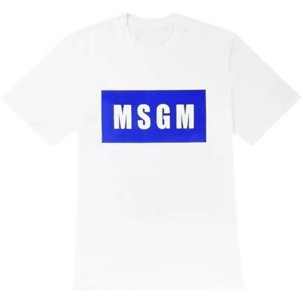 M Home Simple Box Letter Logo Printing White Short T-shirt Men and Women Pure Cotton 2025 Summer Gender-neutral Couple - zinifashion 18 - Image 4