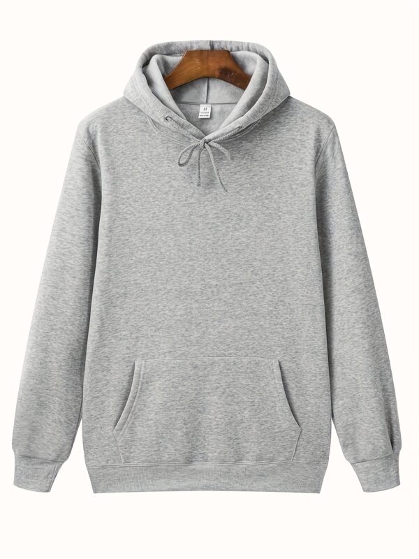 Oasis American Style Loose Fashion Couple Fleece-Lined Hoodie Unisex Autumn and Winter Pullover Sweatshirt with Print - Image 8