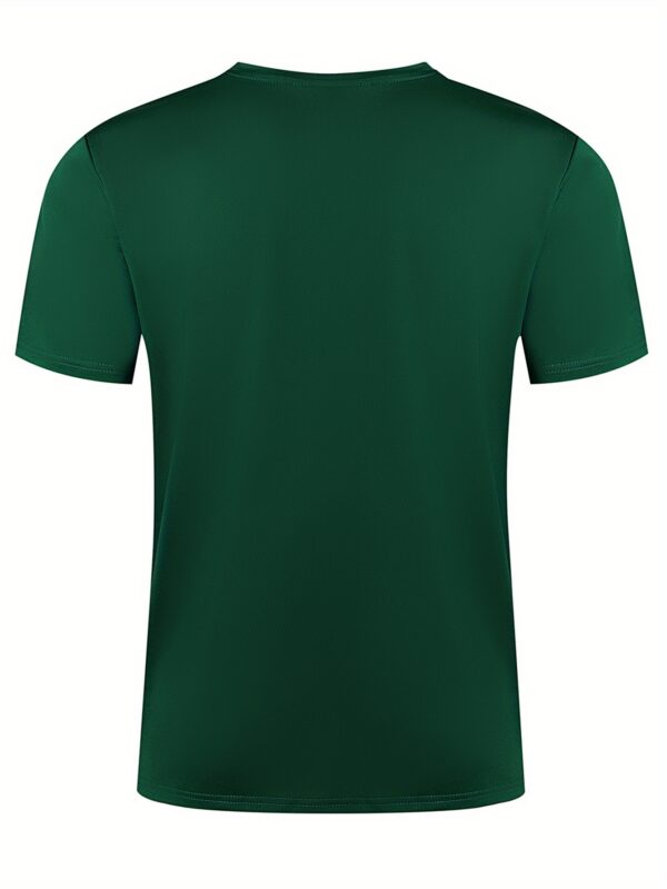 [Graphic T-Shirt] Black Soft Polyester Blend Men's "RAW" Graphic T-Shirt | Casual Short Sleeve Tee with Bold White Lettering, Comfortable & Stylish for Casual Attire, Everyday Tshirt - Image 9