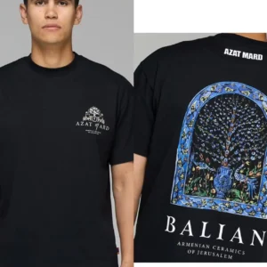 New Brand AZAT MARD T-shirt for Men and Women, Fashionable Wear, Pure Cotton T-shirt with Letter Printing: Factory Seconds/Rejects – Refurbished – Never Used (Brand New)