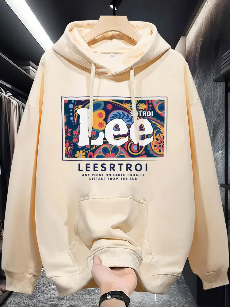 2025 autumn heavy hooded hooded hoodie BRAND LEE for KIDS, men and women's loose fashion brand cashew hoodie spring and autumn: Factory Seconds/Rejects – Refurbished – Never Used (Brand New) - Image 3