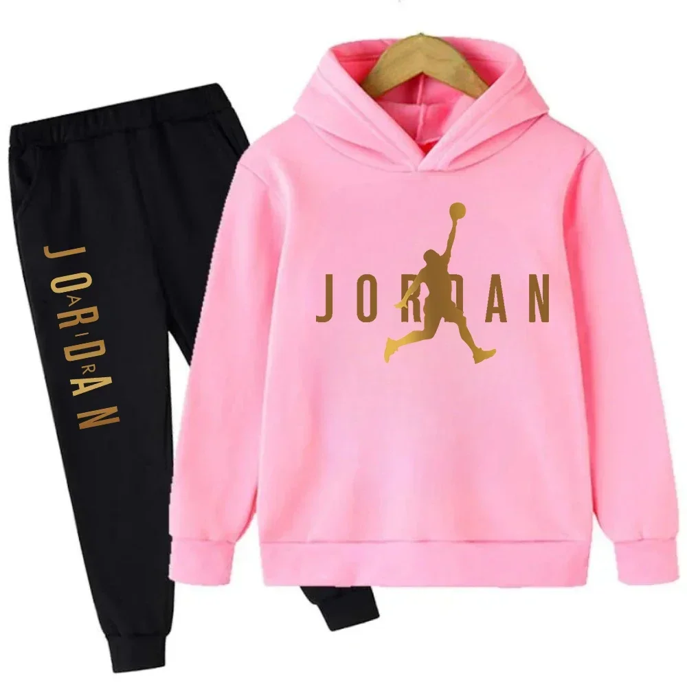 Autumn Warm Slam Dunk Master Pattern Printed Children Set Hoodie+Pant Suit 2pcs Set Kids Boy Girl Fashion Clothing Tracksuits: Factory Seconds/Rejects – Refurbished – Never Used (Brand New) - Image 3