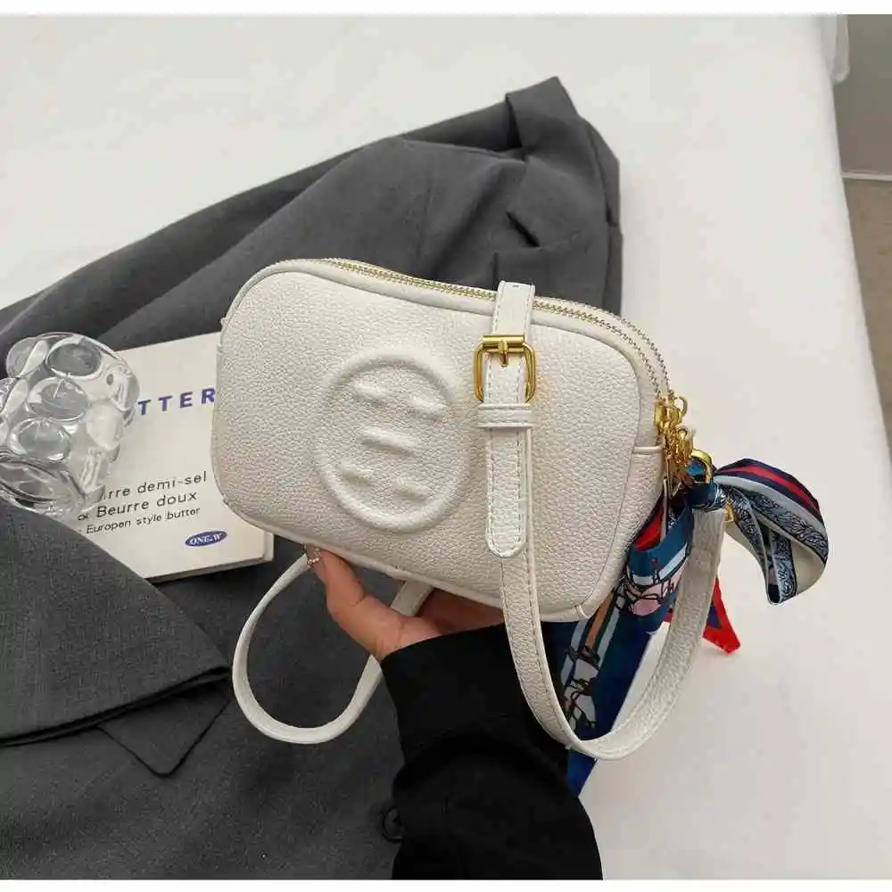 Bucket bag designer luxurious high appearance camera bag new zipper shoulder crossbody bag fashionable and versatile travel bag: Factory Seconds/Rejects – Refurbished – Never Used (Brand New) - Image 4