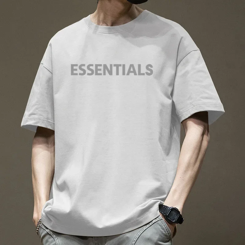 Hong Kong Style Ins Trendy Vintage Fashion Men's Short Sleeve T-shirt Pure Cotton Loose Fit Summer Casual Shirt: Factory Seconds/Rejects - Refurbished - Never Used (Brand New) - Image 2