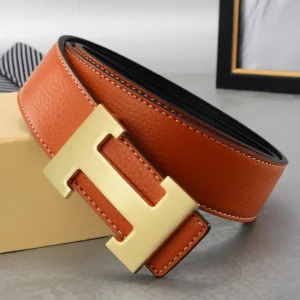 New Casual Men's Belt High Quality Designer Genuine Second Cow Leather Belts Strap Male Metal Smooth Buckle Fashion: Factory Seconds/Rejects – Refurbished – Never Used (Brand New)