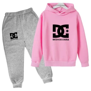 Kids Spring Autumn Casual Simple Print 2pcs Hoodie+Pants Tracksuits Trend Outfits Clothes Sets For 2-13 Years Boys And Girls - AliExpress 1501 - Color : 12 - Kid Size : 7-8T