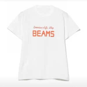 New Fashion Graffiti Printed BEAMS T-shirts Men Women Couples Loose Casual BEAMS JAPAN Top Tees Summer New Cotton Short Sleeve: Factory Seconds/Rejects – Refurbished – Never Used (Brand New)