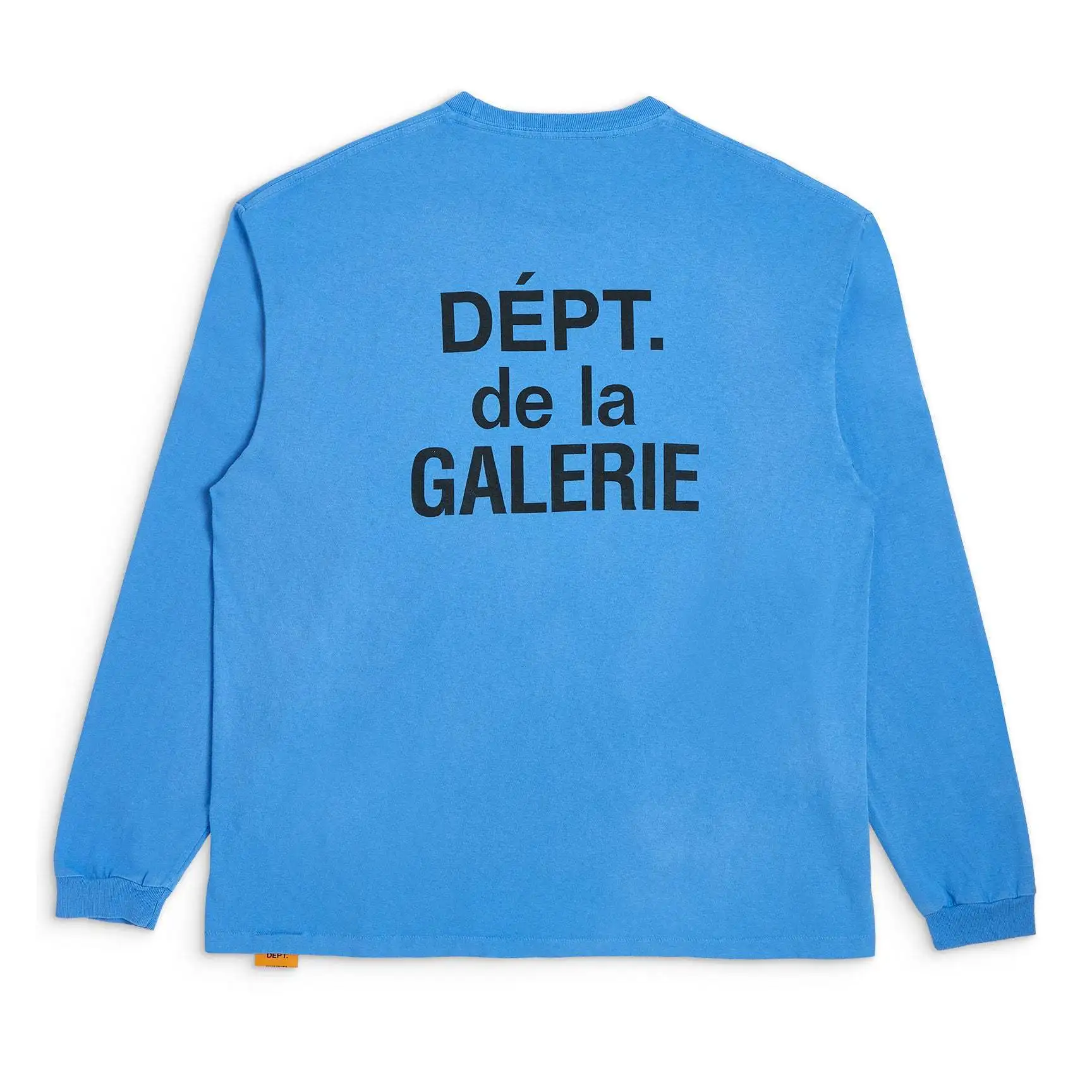 Classic Letter French Slogan Printed Long Sleeve round Neck Pocket T-Shirt Trendy Base Shirt High Street Style Cotton Loose Fit: Factory Seconds/Rejects - Refurbished - Never Used (Brand New) - Image 4