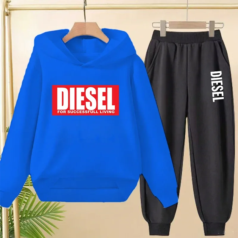 Autumn Spring brand hoodies+pants set Casual 2pcs Cute sweatshirt Kids Clothes Suits BRAND DIESEL: Factory Seconds/Rejects – Refurbished – Never Used (Brand New) - Image 11