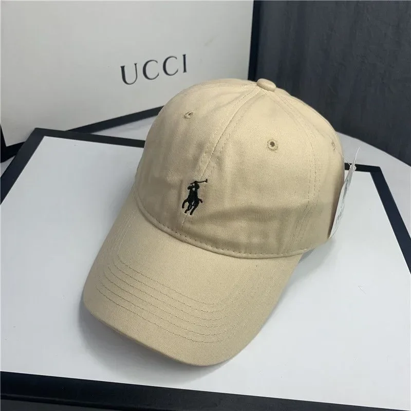 New Fashionable Soft Top Baseball Cap Unisex Brand RALPH LAUREN Hat Duckbill Cap Stylish for Men And Women: Factory Seconds/Rejects – Refurbished – Never Used (Brand New)