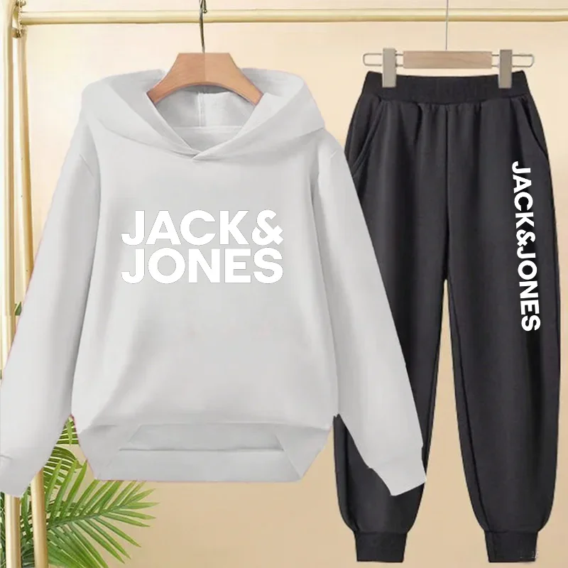 Spring Autumn BRAND JACK & JONES sweatshirt Fashion Girls Hoodies Game Clothes Boys Hoodies Sweatshirt +Pants clothes New Jones print Sets: Factory Seconds/Rejects – Refurbished – Never Used (Brand New) - Image 11