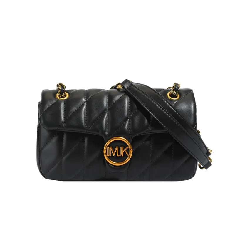 New MK Elegant Leather Crossbody Bag For Women Luxury Brand Women's Shoulder Handbag Ladies Tote Purse With Adjustable Chain S: Factory Seconds/Rejects – Refurbished – Never Used (Brand New)