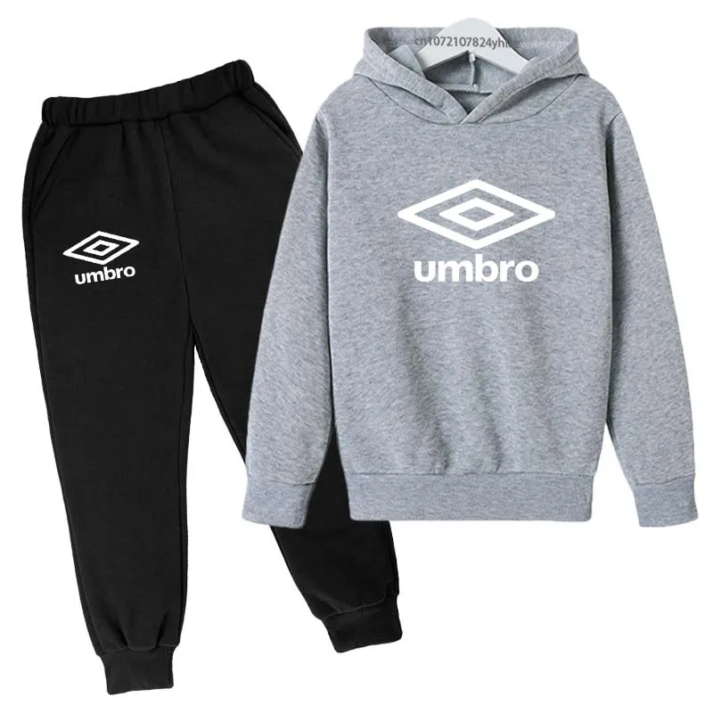 Kids Sping Autumn 2pcs Casual Pullover Hoodie+Pants Sportsuits Simple Letter Print Clothes Sets For 2-13 Years Boys And Girls: Factory Seconds/Rejects – Refurbished – Never Used (Brand New) - Image 4