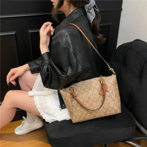 High-end Tote Bag for Women Messenger Purse Shopper Commuter Large Capacity Elegant Leather Classic Business: Factory Seconds/Rejects – Refurbished – Never Used (Brand New)