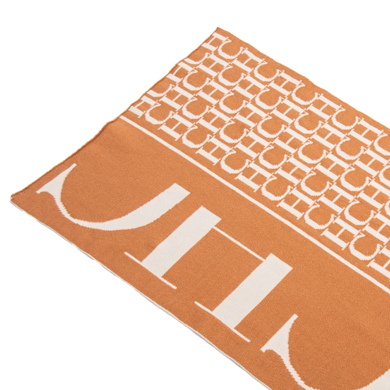 BRAND CH New Fashion Brand Scarf Warm Winter Women Casual Knitted Solid Color Double Sided Wraps Neckerchief: Factory Seconds/Rejects – Refurbished – Never Used (Brand New) - Image 2