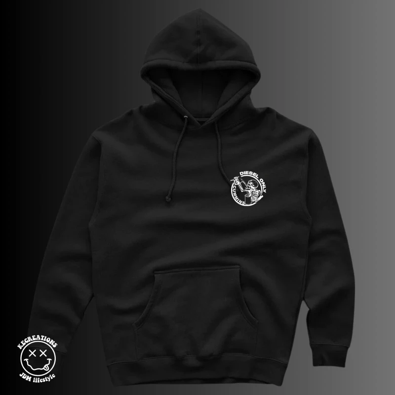 2025 Autumn Winter Diesel Only Powerstroke Duramax Cummins Heavyweight Hoodie High-end Luxury Is for Both Men and Women Top: Factory Seconds/Rejects – Refurbished – Never Used (Brand New) - Image 2