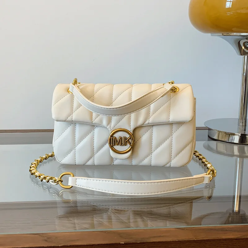 New MK Elegant Leather Crossbody Bag For Women Luxury Brand Women's Shoulder Handbag Ladies Tote Purse With Adjustable Chain S: Factory Seconds/Rejects – Refurbished – Never Used (Brand New) - Image 4