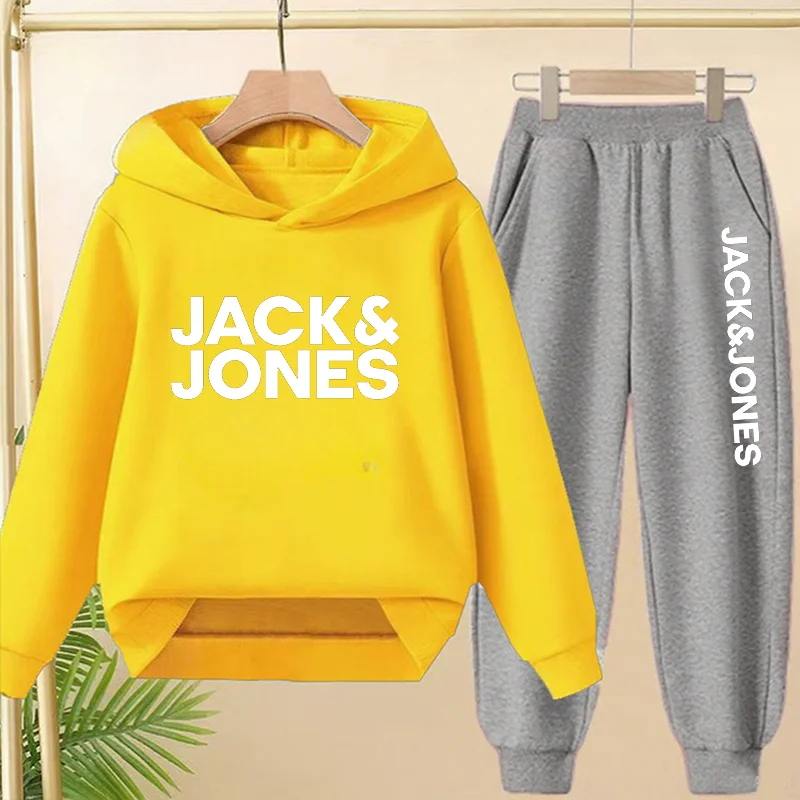 New Kids Hoodie Casual Coat Girls Boys Baby Brand Clothing 3-13Y Top/Pants 2P Outdoor Party Charming Jogging Clothes Fashion Set : Factory Seconds/Rejects – Refurbished – Never Used (Brand New) - Image 2