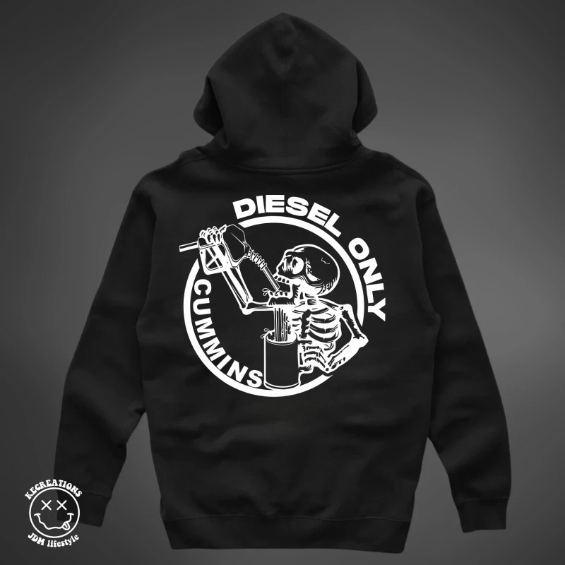 2025 Autumn Winter Diesel Only Powerstroke Duramax Cummins Heavyweight Hoodie High-end Luxury Is for Both Men and Women Top: Factory Seconds/Rejects – Refurbished – Never Used (Brand New)