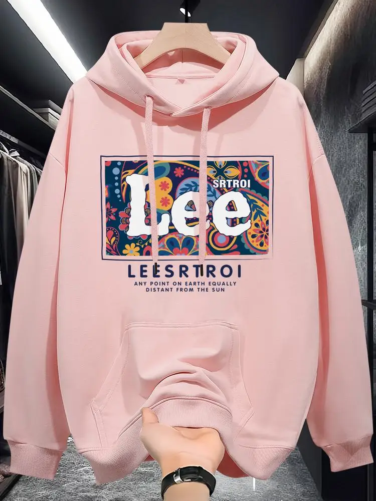 2025 autumn heavy hooded hooded hoodie BRAND LEE for KIDS, men and women's loose fashion brand cashew hoodie spring and autumn: Factory Seconds/Rejects – Refurbished – Never Used (Brand New) - Image 4