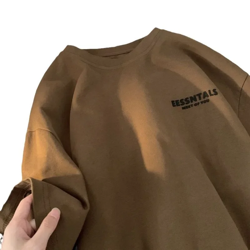 Men's Summer New Style Heavy Cotton Short Sleeve T-shirt Versatile Casual Loose Fit Student Half Sleeve Body T-shirt: Factory Seconds/Rejects - Refurbished - Never Used (Brand New) - Image 5