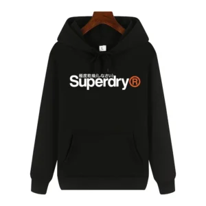 SUPERDRY Men's Autumn and Winter Fashion Brand Casual Hooded Sweatshirt Street Hip-hop Retro Sweatshirt Sports Men's Hoodie: Factory Seconds/Rejects – Refurbished – Never Used (Brand New)