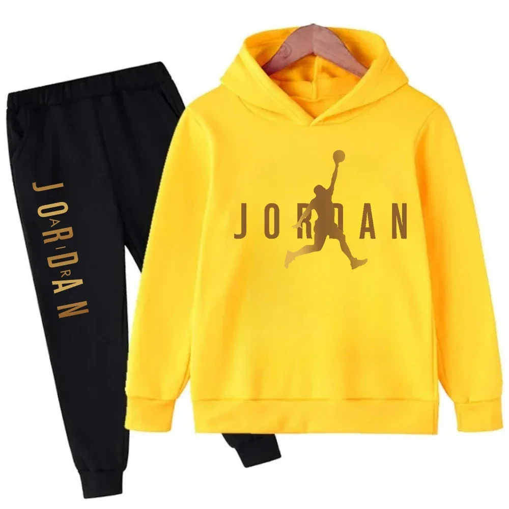 Autumn Warm Slam Dunk Master Pattern Printed Children Set Hoodie+Pant Suit 2pcs Set Kids Boy Girl Fashion Clothing Tracksuits: Factory Seconds/Rejects – Refurbished – Never Used (Brand New) - Image 2