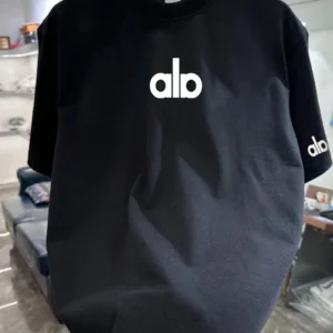 Round-neck printed short-sleeved T-shirt is a popular ALO Brand top for both men and women: Factory Seconds/Rejects – Refurbished – Never Used (Brand New)