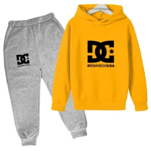 Kids Spring Autumn Casual Simple Print 2pcs Hoodie+Pants Tracksuits Trend Outfits Clothes Sets For 2-13 Years Boys And Girls - AliExpress 1501 - Color : 19 - Kid Size : 5-6T