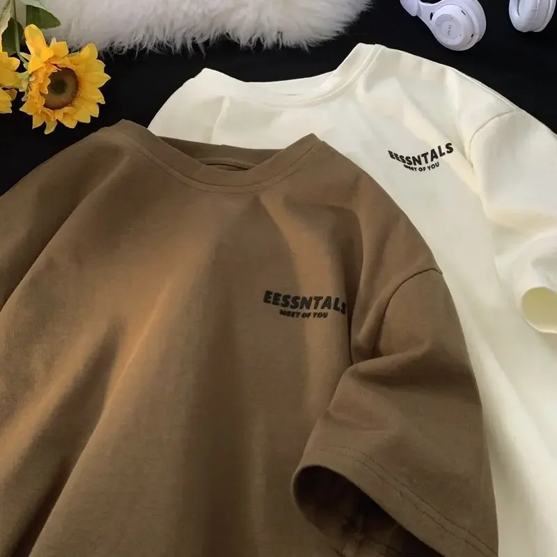 Men's Summer New Style Heavy Cotton Short Sleeve T-shirt Versatile Casual Loose Fit Student Half Sleeve Body T-shirt: Factory Seconds/Rejects - Refurbished - Never Used (Brand New) - Image 2