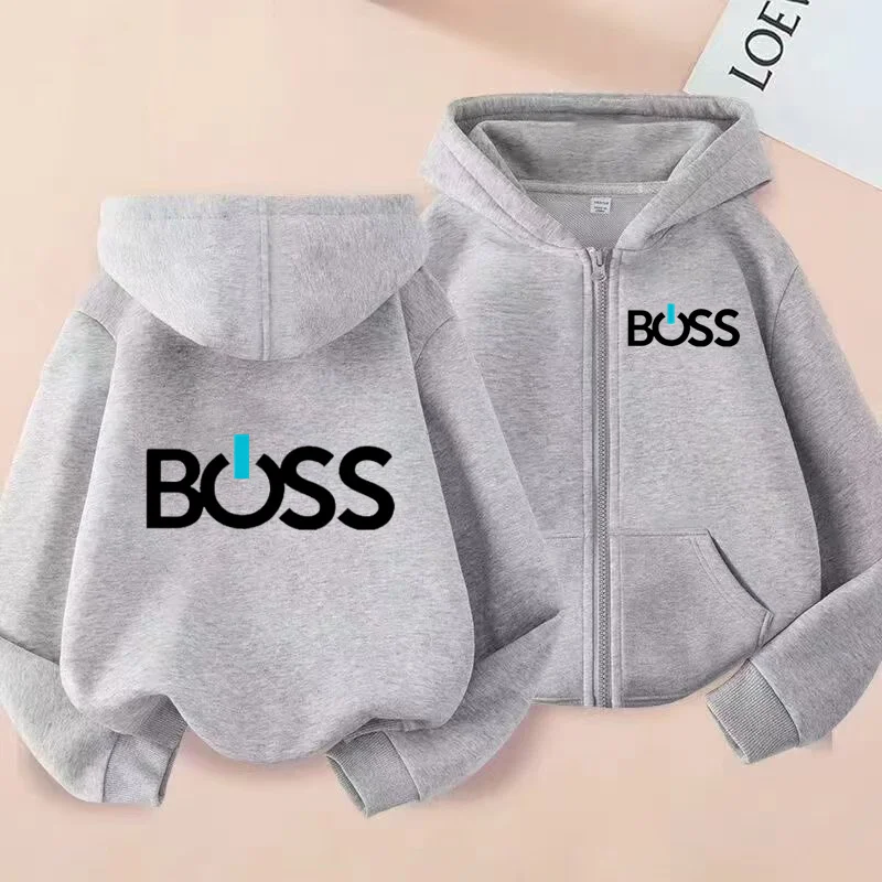 Children's Zipper Style Cardigan Clothes Sweatshirt Boys Girls 3-12Yrs LongSleeve Top Print Hoodie Casual Fashion Charming Coat: Factory Seconds/Rejects – Refurbished – Never Used (Brand New) - Image 5