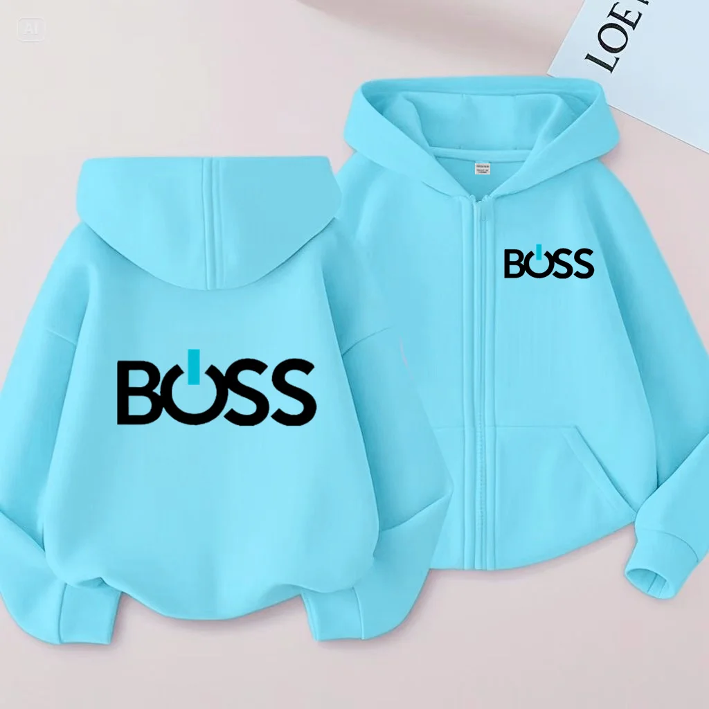 Children's Zipper Style Cardigan Clothes Sweatshirt Boys Girls 3-12Yrs LongSleeve Top Print Hoodie Casual Fashion Charming Coat: Factory Seconds/Rejects – Refurbished – Never Used (Brand New) - Image 6