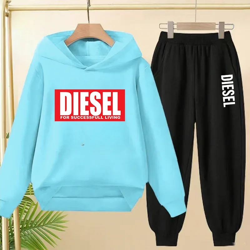 Autumn Spring brand hoodies+pants set Casual 2pcs Cute sweatshirt Kids Clothes Suits BRAND DIESEL: Factory Seconds/Rejects – Refurbished – Never Used (Brand New)