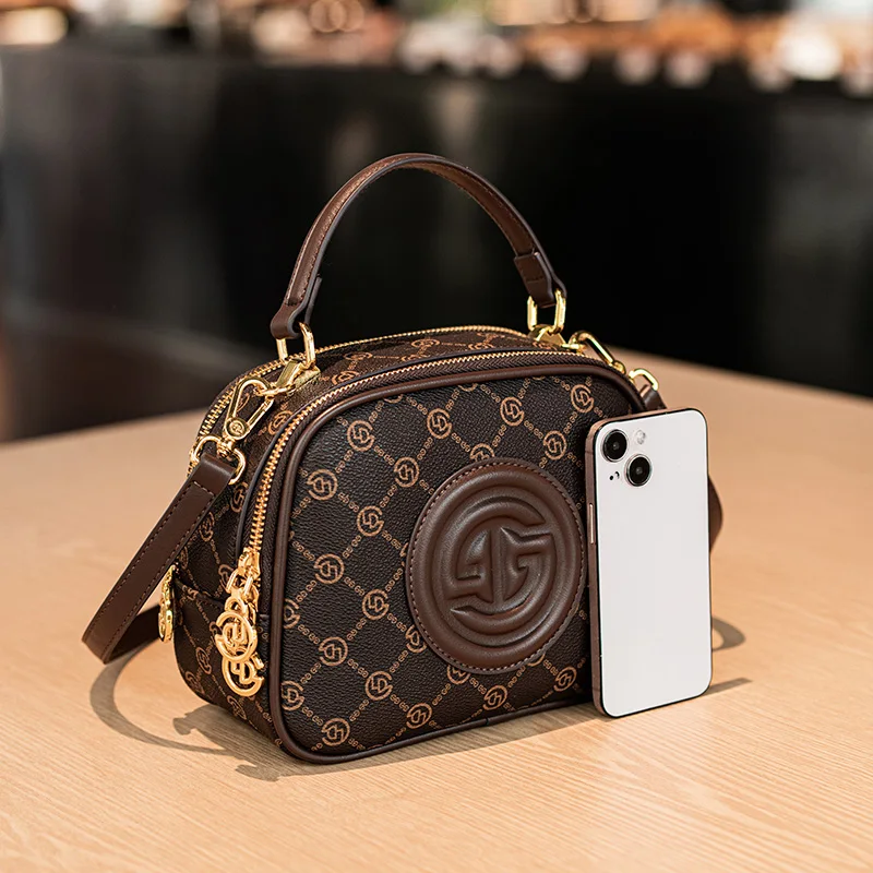 New Versatile Small Round Bag, Versatile, Light and Luxurious Work Clothing Small Bag, Work Crossbody Bag,: Factory Seconds/Rejects – Refurbished – Never Used (Brand New) - Image 4