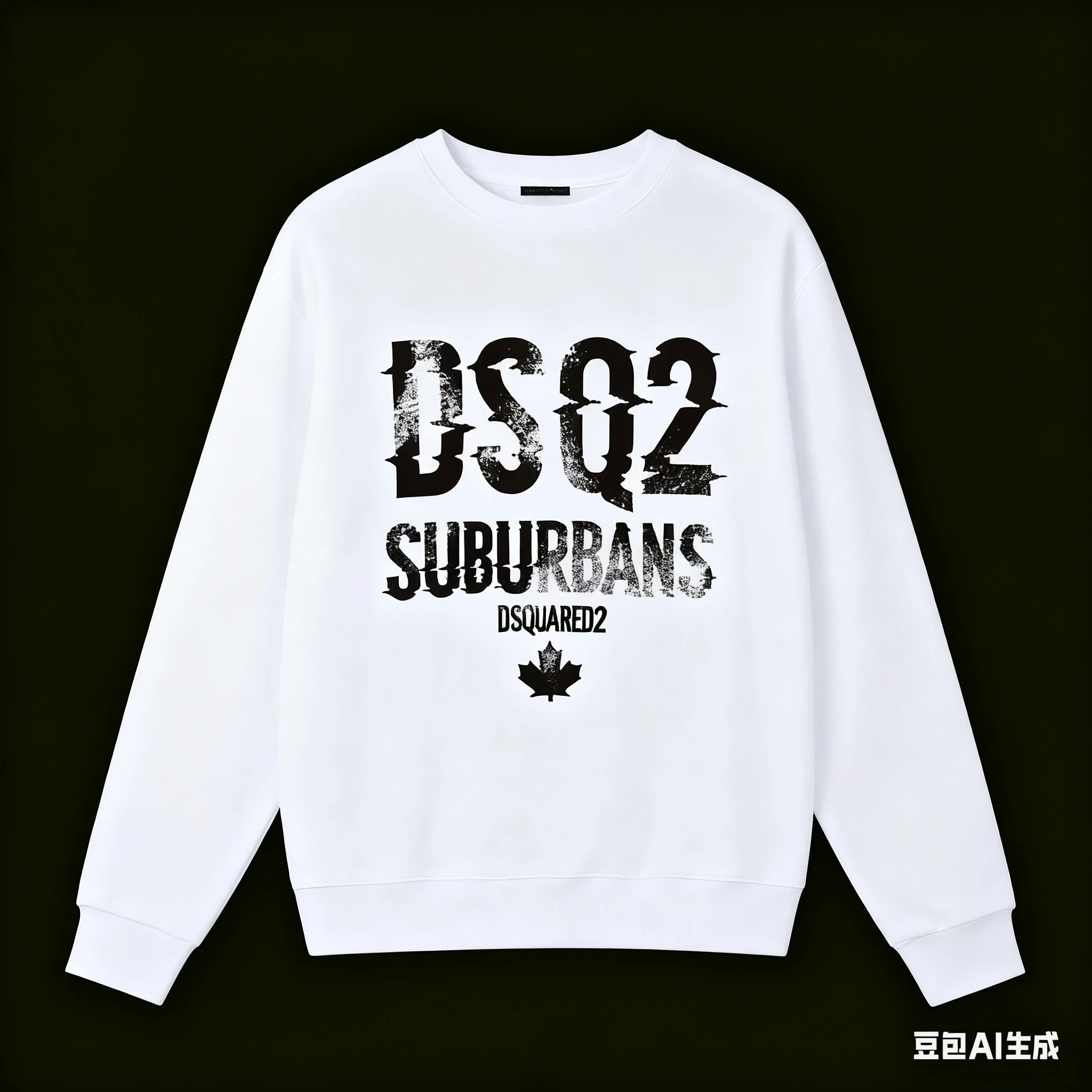 Parisian comical letter print Brand DC sweatshirt, versatile men's and women's sportswear, soft O-neck fashionable autumn hoodie: Factory Seconds/Rejects – Refurbished – Never Used (Brand New) - Image 2