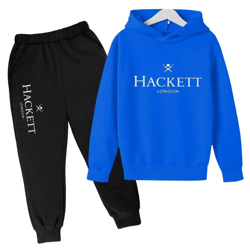 Kids BRAND HACKETT 2pcs Hoodie+Pants Tracksuits 3-13 Years Boys Girls Spring Autumn Outfits Streetwears Children Clothes: Factory Seconds/Rejects – Refurbished – Never Used (Brand New)