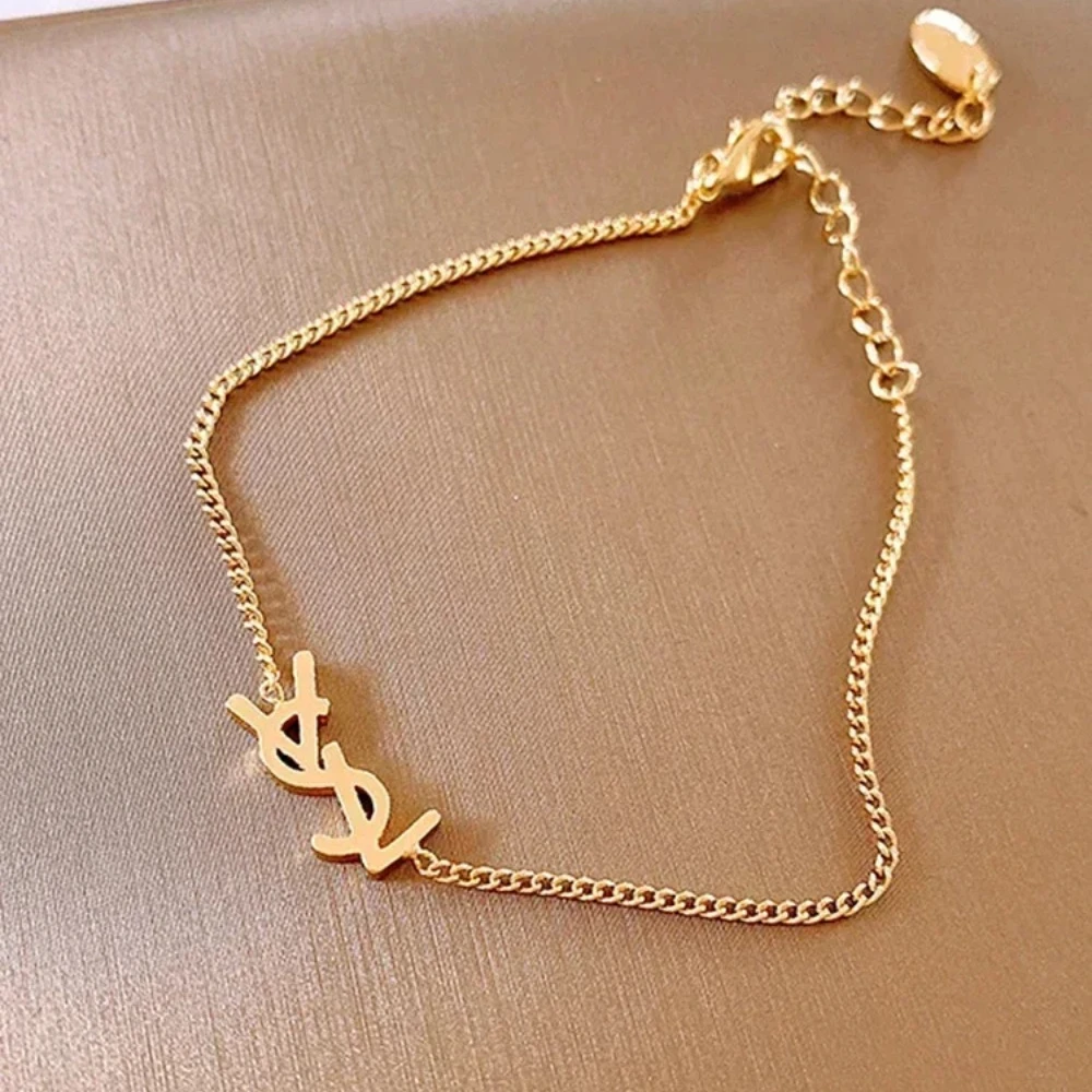 New Metal letter necklace Ear stud bracelet: Factory Seconds/Rejects – Refurbished – Never Used (Brand New) - Image 3