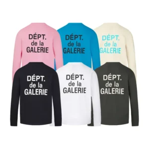 Classic Letter French Slogan Printed Long Sleeve round Neck Pocket T-Shirt Trendy Base Shirt High Street Style Cotton Loose Fit: Factory Seconds/Rejects - Refurbished - Never Used (Brand New)