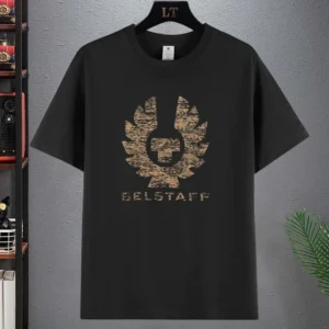 BRAND BELSTAFF Cotton Men's and Women's T-shirt Motorcycle Short Sleeve: Factory Seconds/Rejects – Refurbished – Never Used (Brand New)