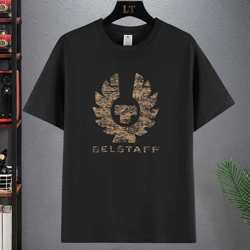BRAND BELSTAFF Cotton Men's and Women's T-shirt Motorcycle Short Sleeve: Factory Seconds/Rejects – Refurbished – Never Used (Brand New)