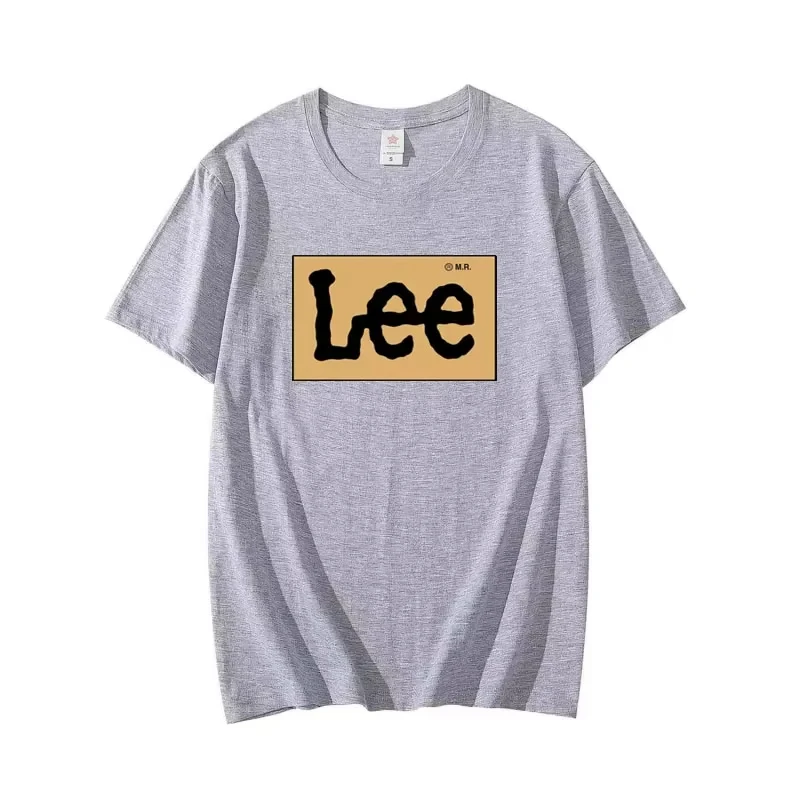 Fashion Trend New Cotton Printed American Fashion Brand Loose Men's and Women's Round Neck Short Sleeve T-shirt - Image 2