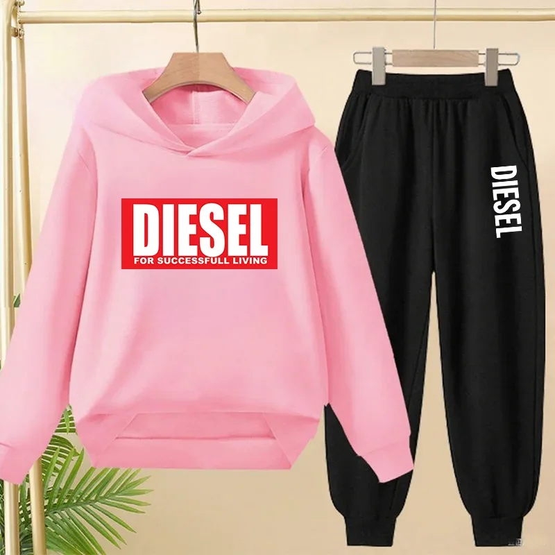 Autumn Spring brand hoodies+pants set Casual 2pcs Cute sweatshirt Kids Clothes Suits BRAND DIESEL: Factory Seconds/Rejects – Refurbished – Never Used (Brand New) - Image 12