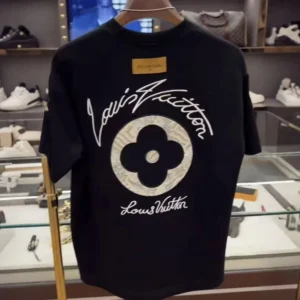 Trend autumn and winter print luxury brand LV cotton men's and women's short-sleeved T-shirts: Factory Seconds/Rejects – Refurbished – Never Used (Brand New)